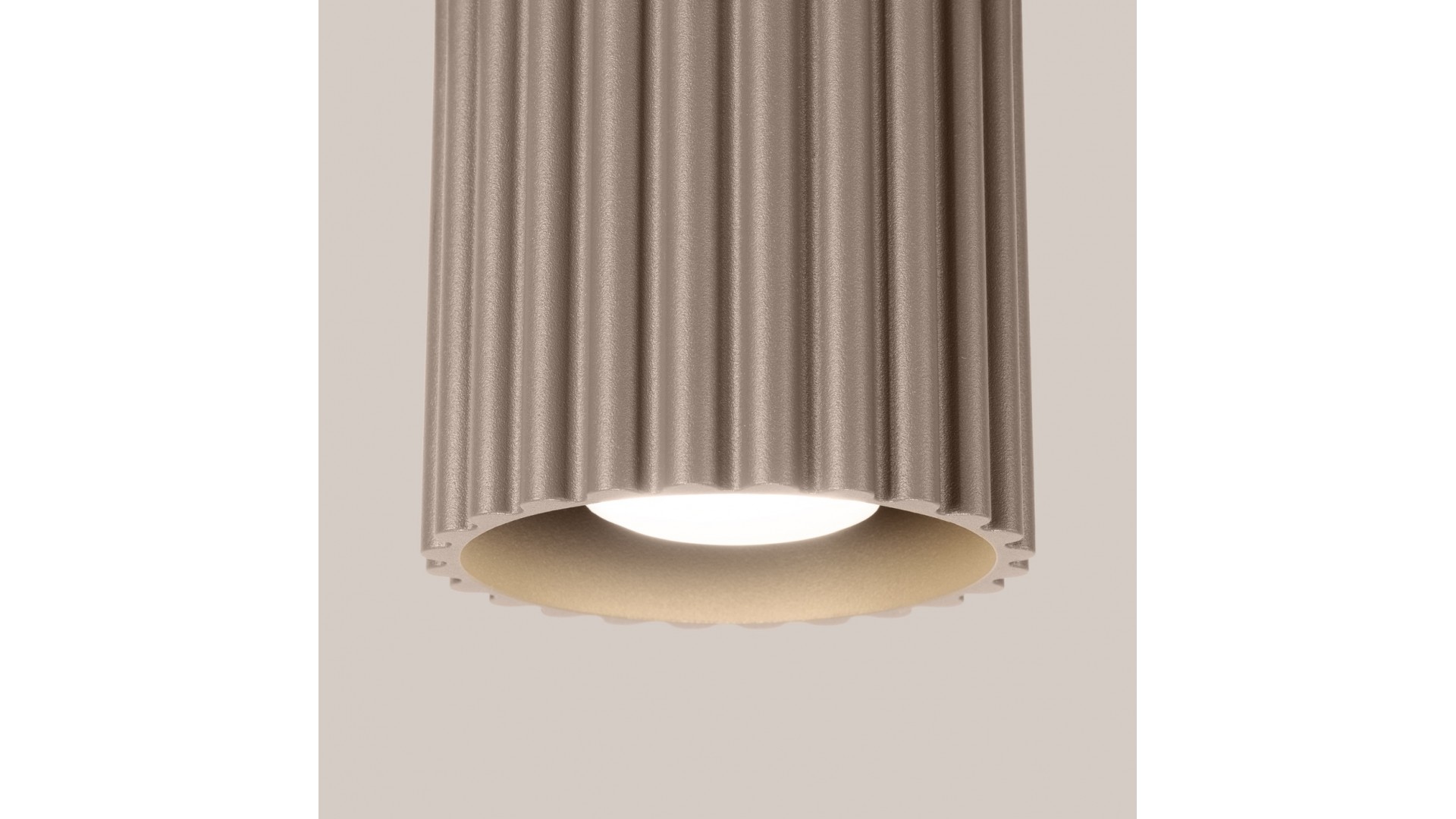 Plafon AURA 1 taupe GU10 Sollux SL.1814