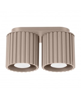 Plafon AURA 2 taupe GU10 Sollux SL.1815