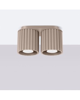 Plafon AURA 2 taupe GU10 Sollux SL.1815