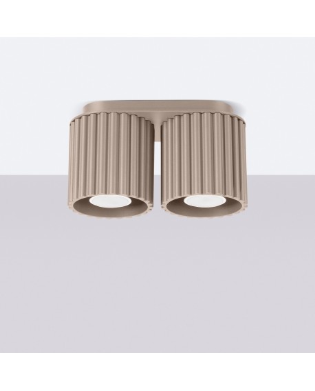 Plafon AURA 2 taupe GU10 Sollux SL.1815