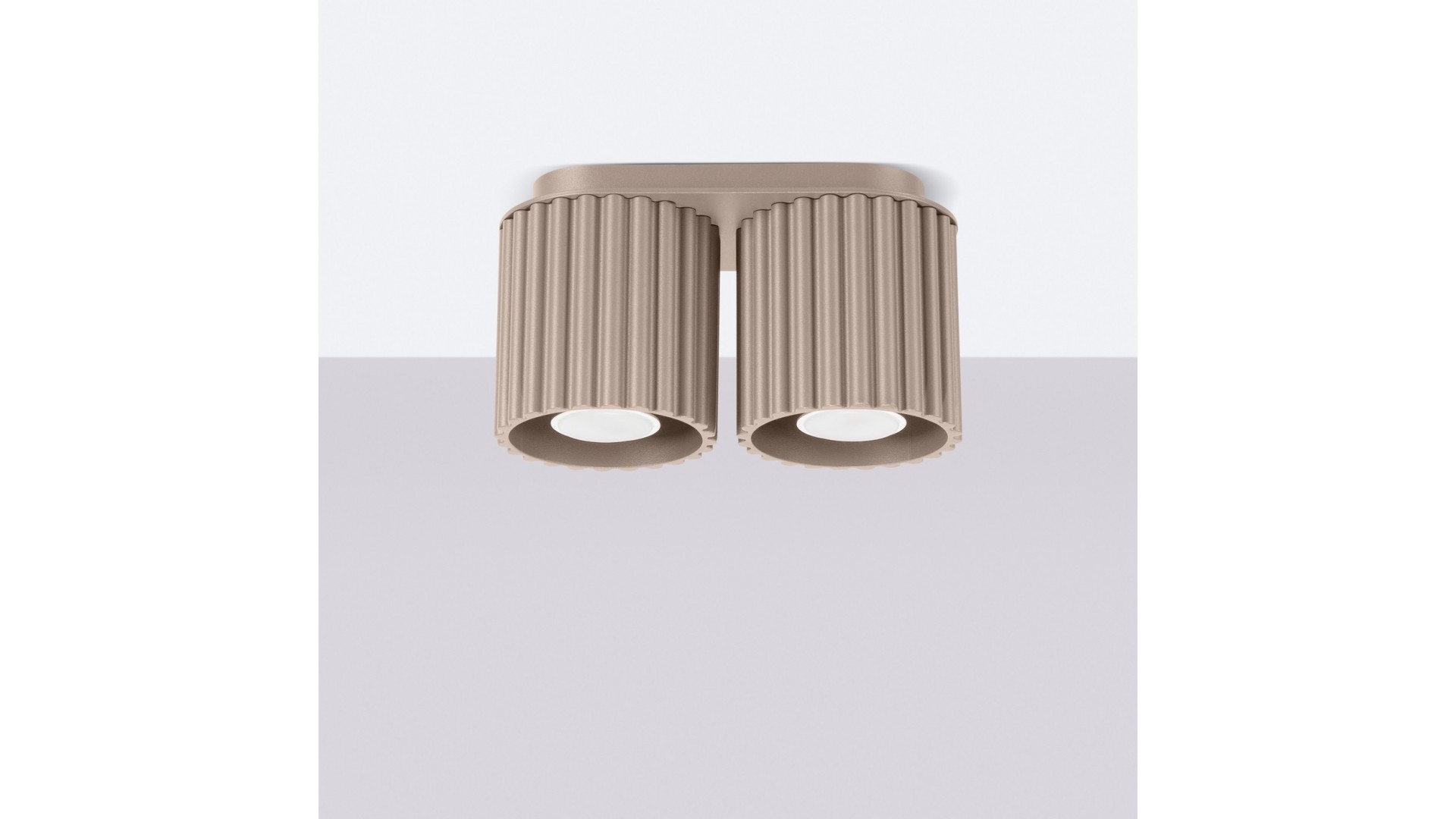 Plafon AURA 2 taupe GU10 Sollux SL.1815