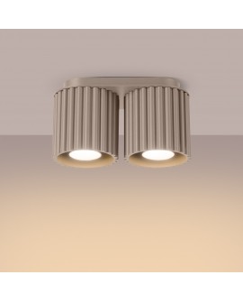 Plafon AURA 2 taupe GU10 Sollux SL.1815