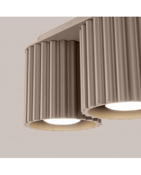 Plafon AURA 2 taupe GU10 Sollux SL.1815