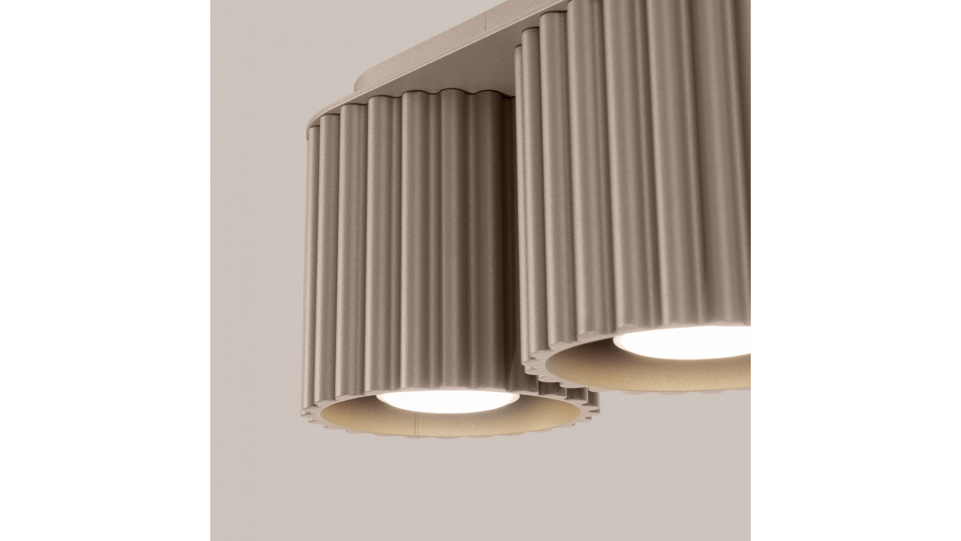 Plafon AURA 2 taupe GU10 Sollux SL.1815