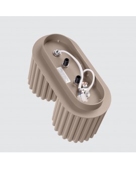 Plafon AURA 2 taupe GU10 Sollux SL.1815