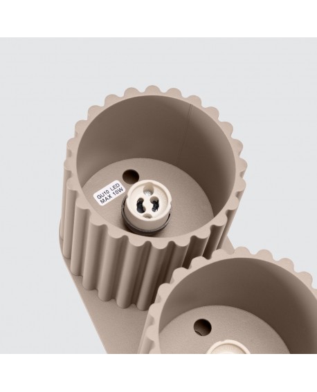 Plafon AURA 2 taupe GU10 Sollux SL.1815