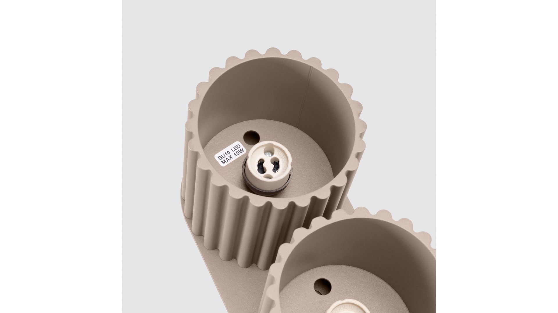 Plafon AURA 2 taupe GU10 Sollux SL.1815