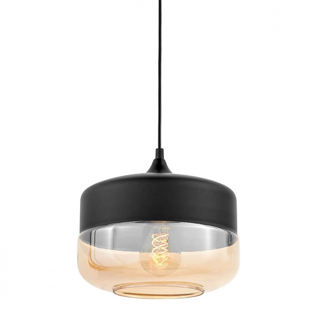 LAMPA WISZĄCA NOWOCZESNA LOFT CZARNA BARLET LUMINA DECO