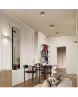 Plafon AURA 2 taupe GU10 Sollux SL.1815