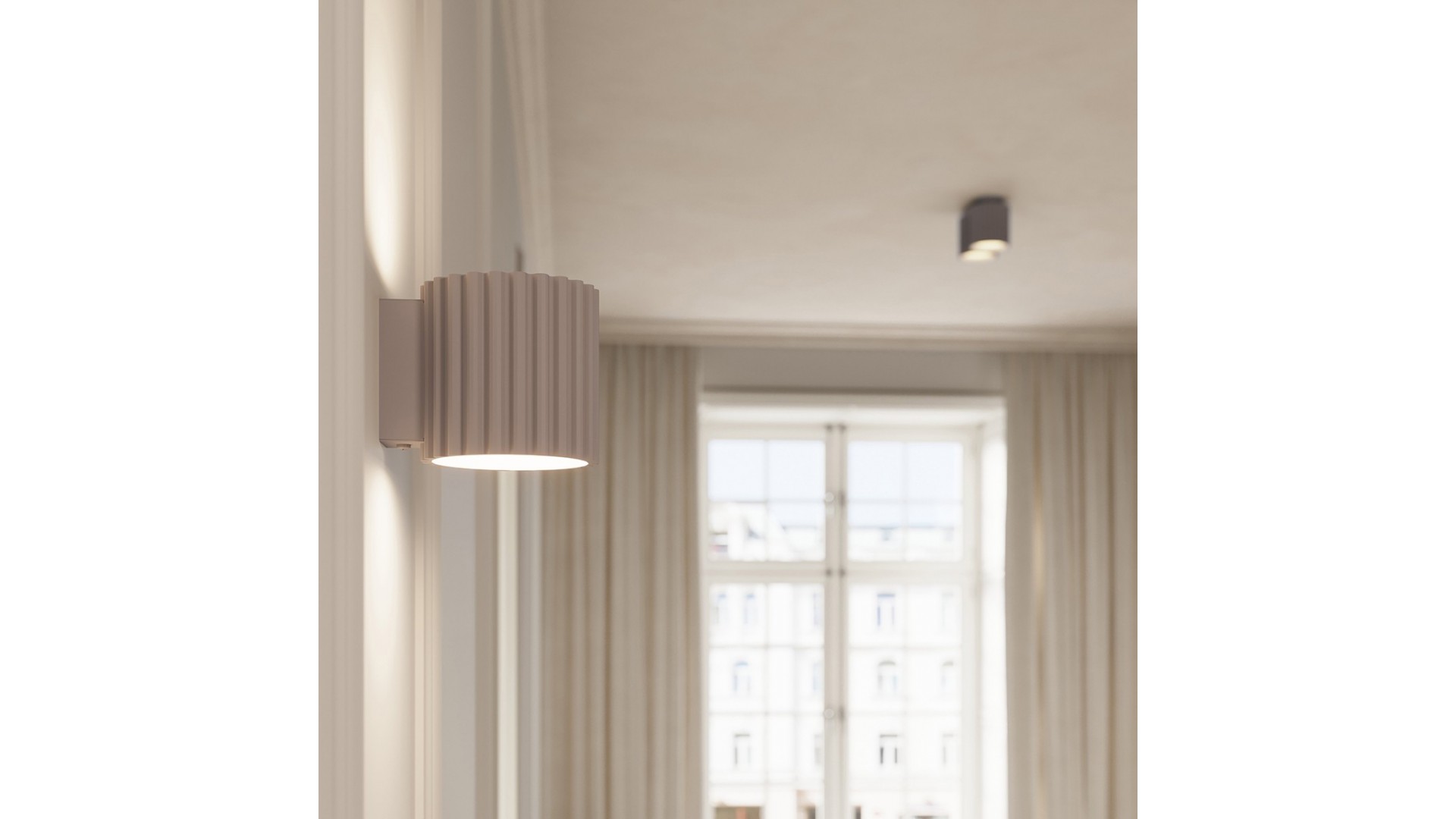 Plafon AURA 2 taupe GU10 Sollux SL.1815