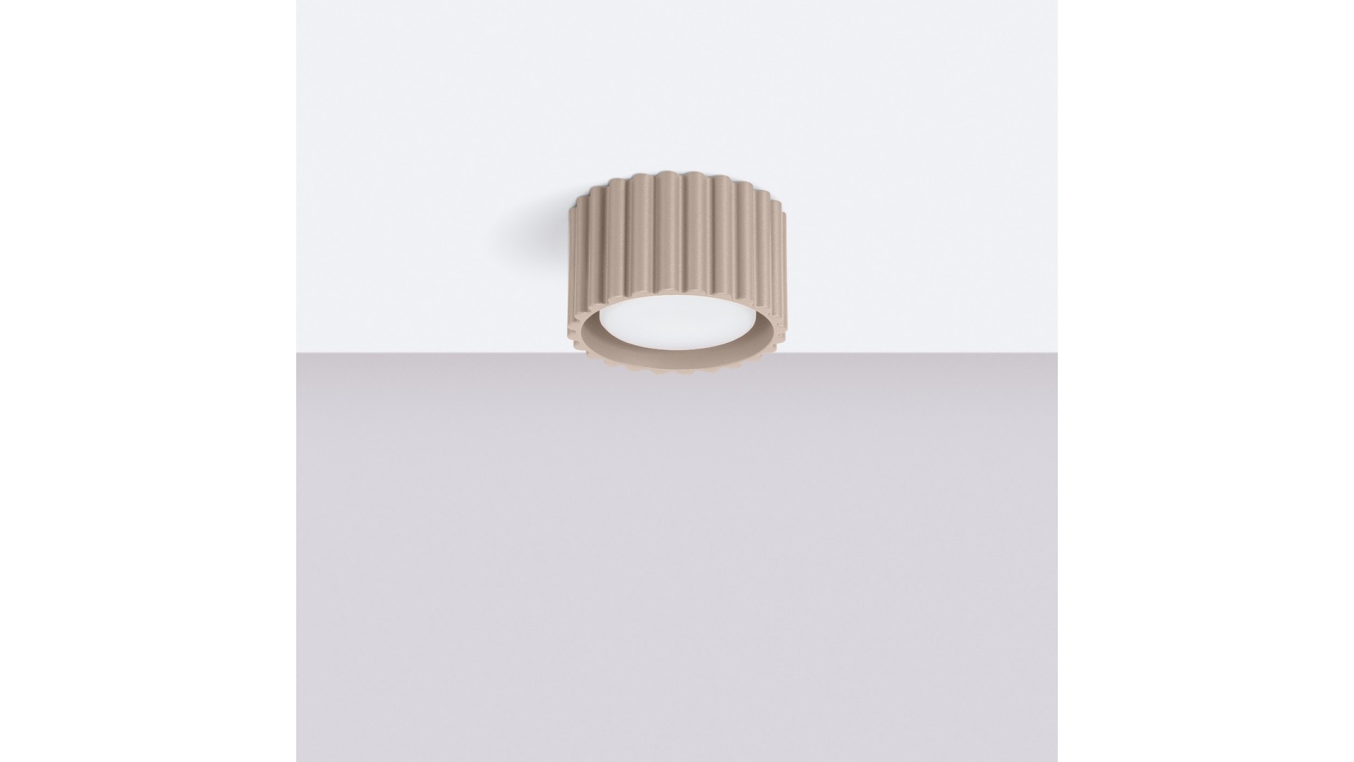 Plafon AURA 1 taupe Gx53 Sollux SL.1817