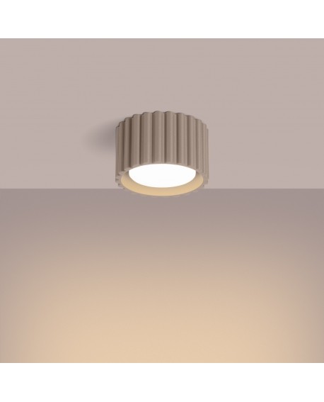 Plafon AURA 1 taupe Gx53 Sollux SL.1817