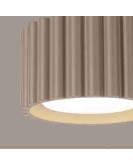 Plafon AURA 1 taupe Gx53 Sollux SL.1817
