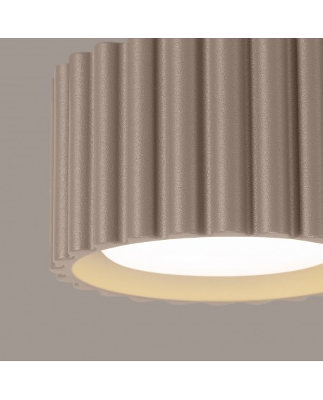 Plafon AURA 1 taupe Gx53 Sollux SL.1817