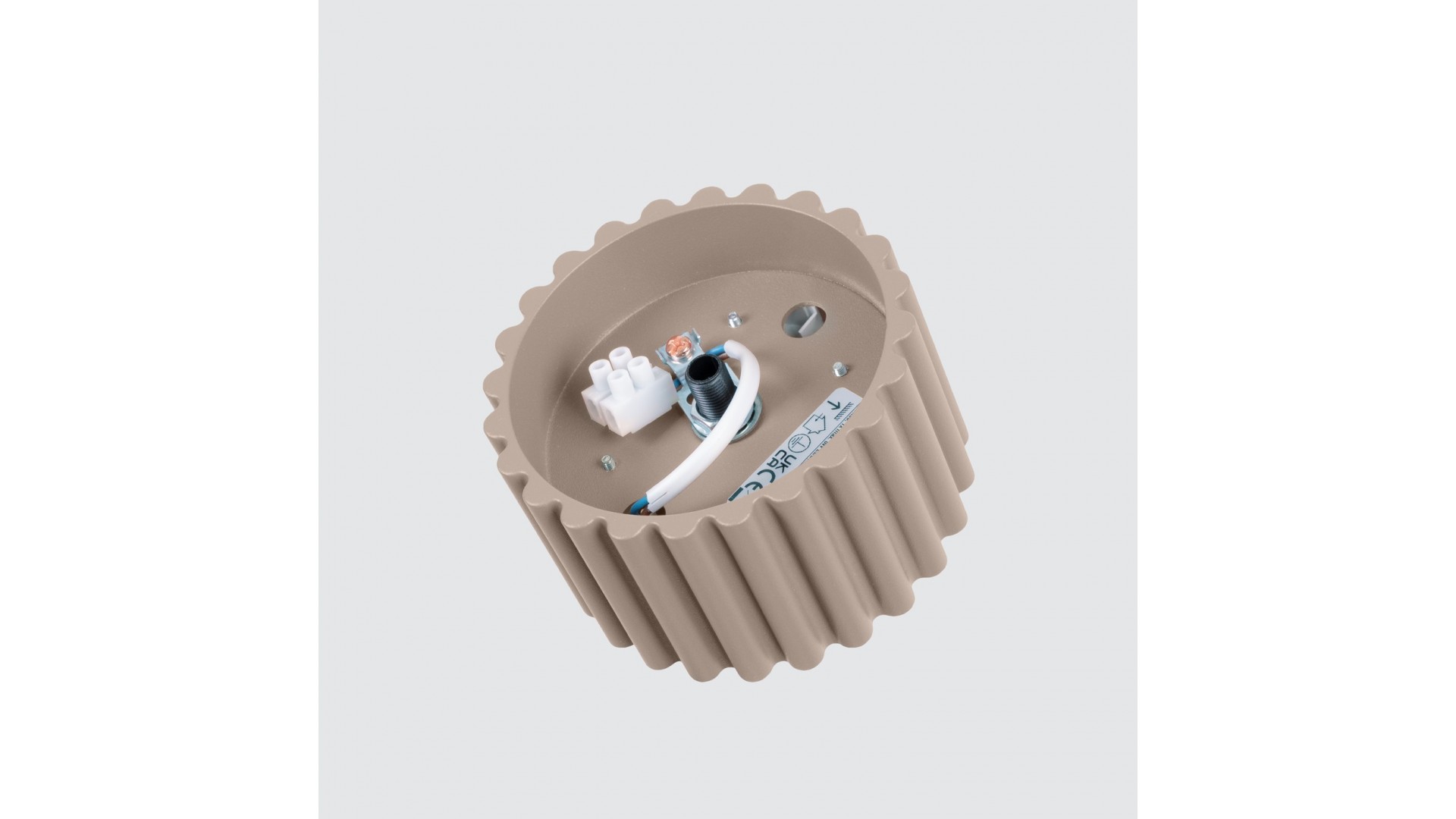 Plafon AURA 1 taupe Gx53 Sollux SL.1817