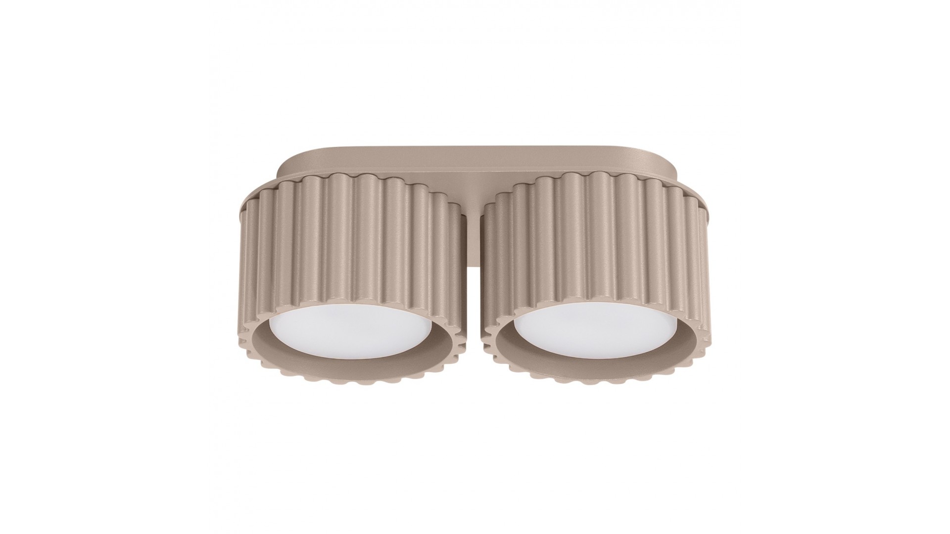 Plafon AURA 2 taupe Gx53 Sollux SL.1818