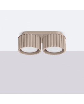 Plafon AURA 2 taupe Gx53 Sollux SL.1818