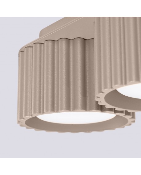 Plafon AURA 2 taupe Gx53 Sollux SL.1818