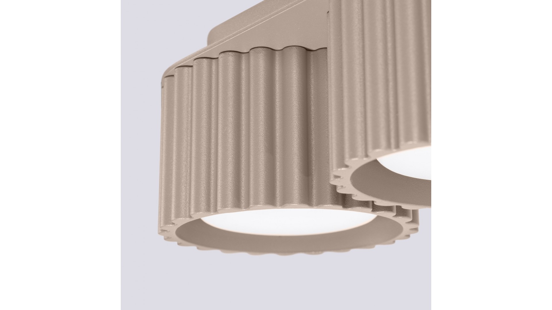 Plafon AURA 2 taupe Gx53 Sollux SL.1818