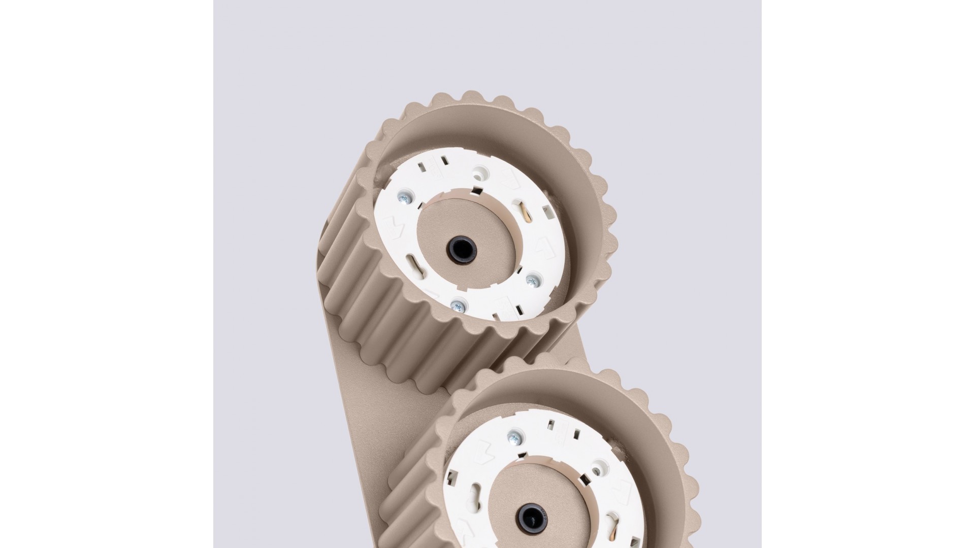 Plafon AURA 2 taupe Gx53 Sollux SL.1818