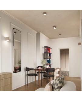 Plafon AURA 2 taupe Gx53 Sollux SL.1818