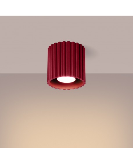 Plafon AURA 1 burgund GU10 Sollux SL.1819