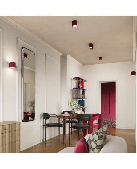 Plafon AURA 1 burgund GU10 Sollux SL.1819