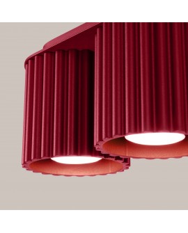 Plafon AURA 2 burgund GU10 Sollux SL.1820