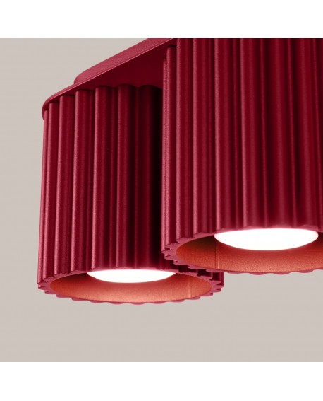 Plafon AURA 2 burgund GU10 Sollux SL.1820