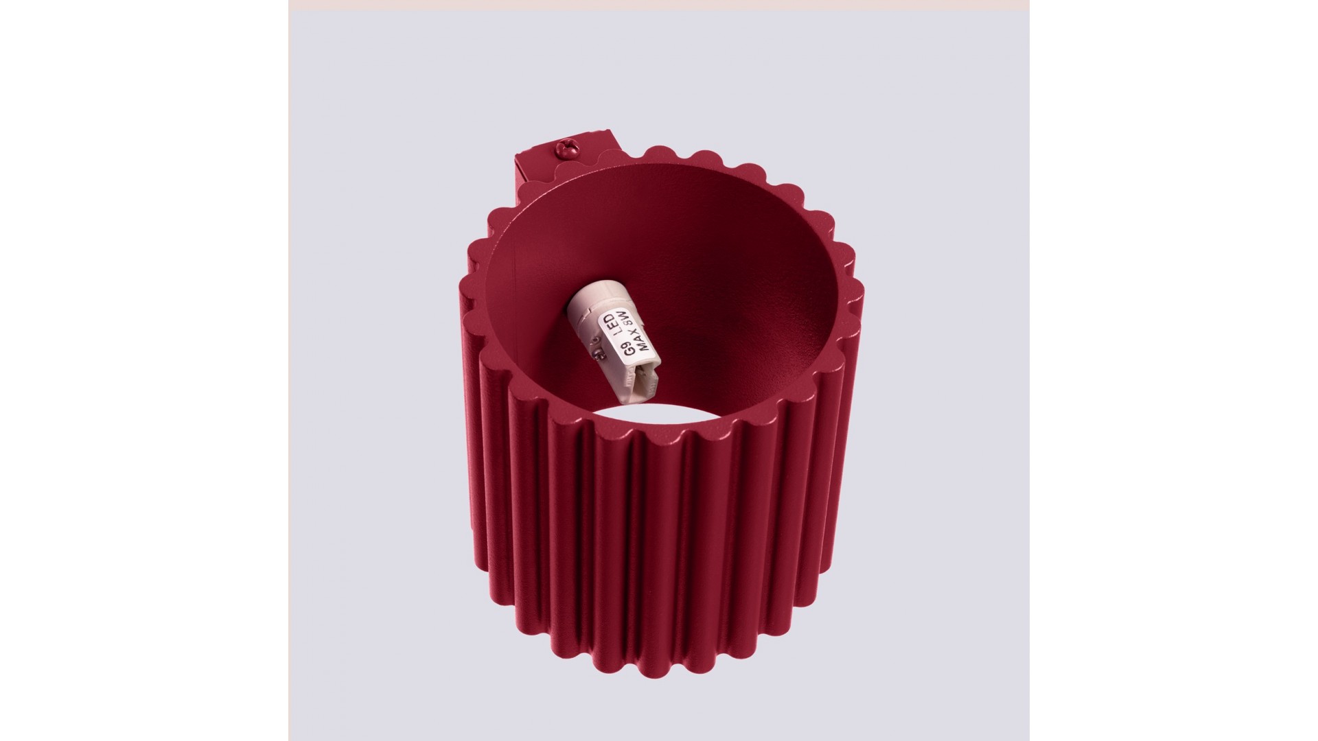 Kinkiet AURA burgund G9 Sollux SL.1821