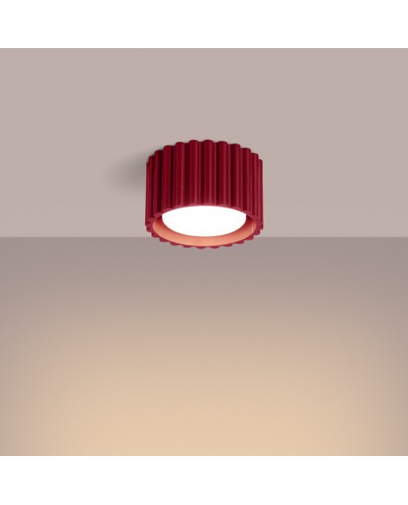 Plafon AURA 1 burgund Gx53 Sollux SL.1822