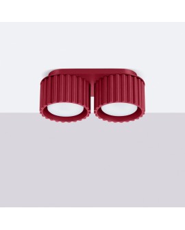 Plafon AURA 2 burgund Gx53 Sollux SL.1823