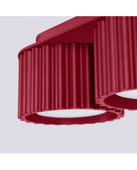 Plafon AURA 2 burgund Gx53 Sollux SL.1823