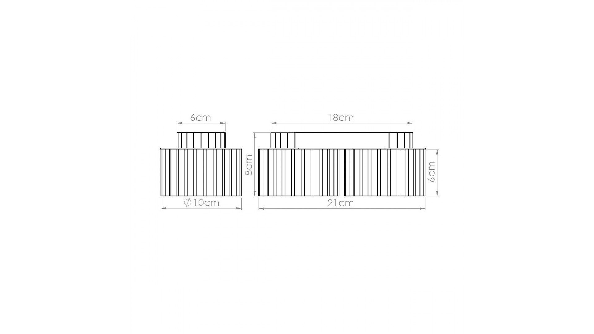 Plafon AURA 2 burgund Gx53 Sollux SL.1823
