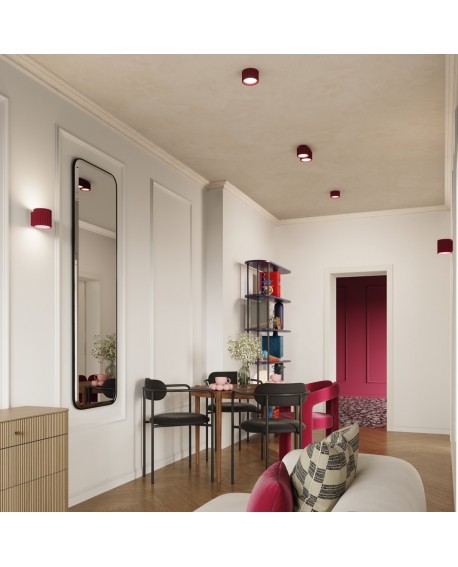 Plafon AURA 2 burgund Gx53 Sollux SL.1823