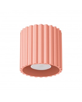 Plafon AURA 1 brzoskwiniowy GU10 Sollux SL.1824