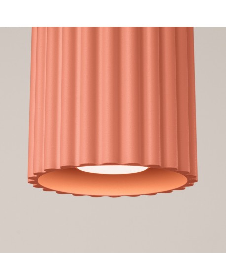 Plafon AURA 1 brzoskwiniowy GU10 Sollux SL.1824