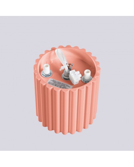 Plafon AURA 1 brzoskwiniowy GU10 Sollux SL.1824