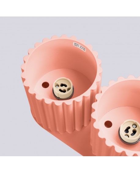 Plafon AURA 2 brzoskwiniowy GU10 Sollux SL.1825