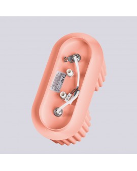 Plafon AURA 2 brzoskwiniowy GU10 Sollux SL.1825