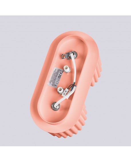 Plafon AURA 2 brzoskwiniowy GU10 Sollux SL.1825