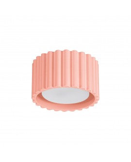 Plafon AURA 1 brzoskwiniowy Gx53 Sollux SL.1827