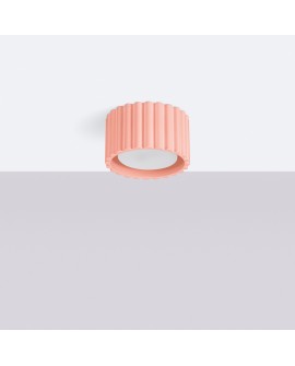 Plafon AURA 1 brzoskwiniowy Gx53 Sollux SL.1827