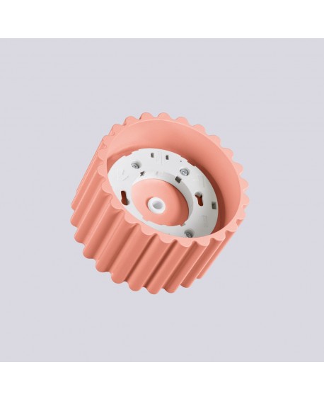 Plafon AURA 1 brzoskwiniowy Gx53 Sollux SL.1827