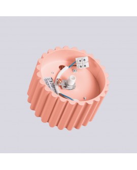 Plafon AURA 1 brzoskwiniowy Gx53 Sollux SL.1827