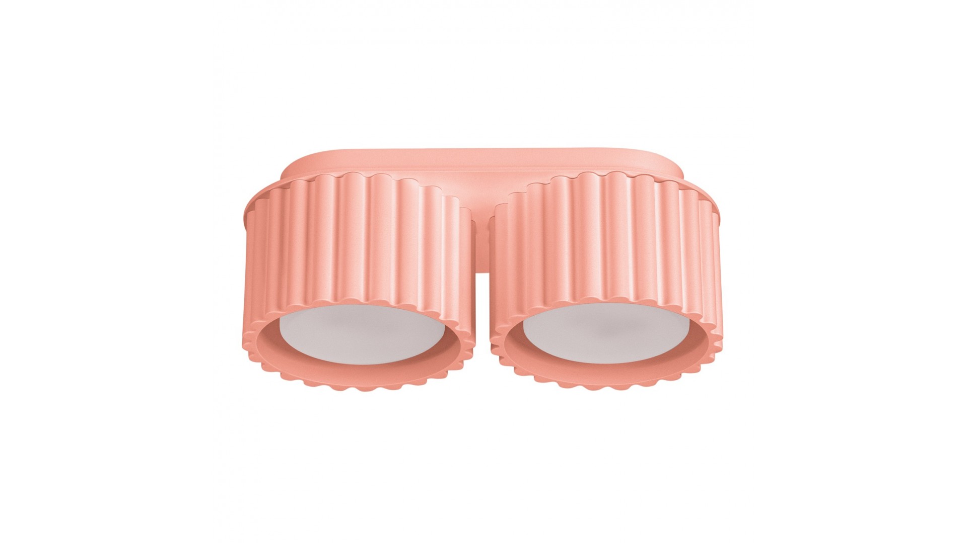 Plafon AURA 2 brzoskwiniowy Gx53 Sollux SL.1828