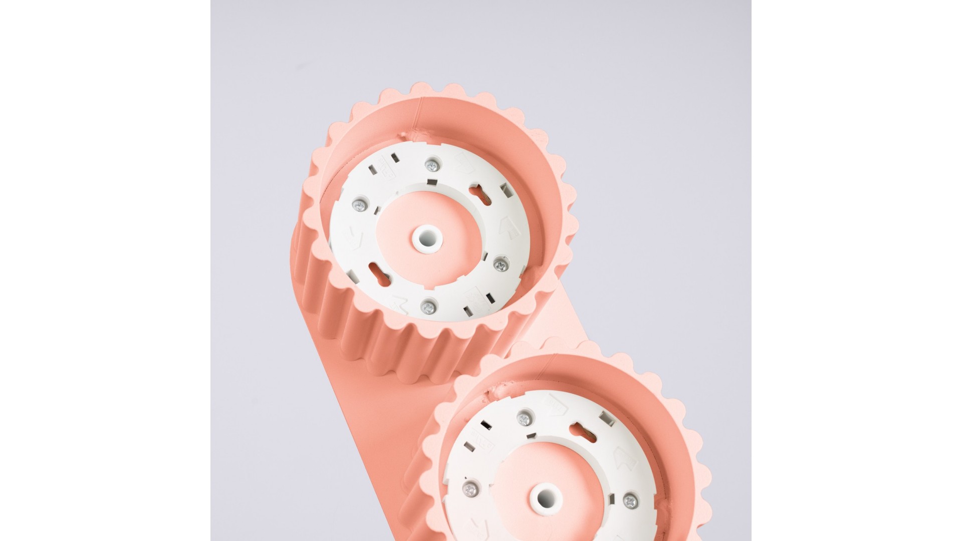 Plafon AURA 2 brzoskwiniowy Gx53 Sollux SL.1828