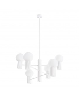 Żyrandol HALO 6 biały Sollux SL.1829