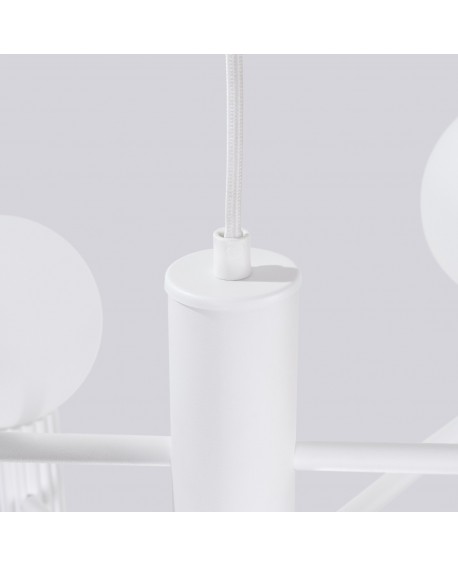 Żyrandol HALO 6 biały Sollux SL.1829