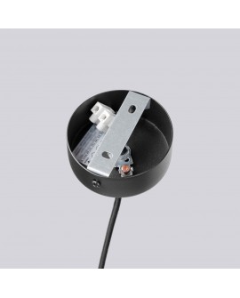 Żyrandol HALO 6 czarny Sollux SL.1830